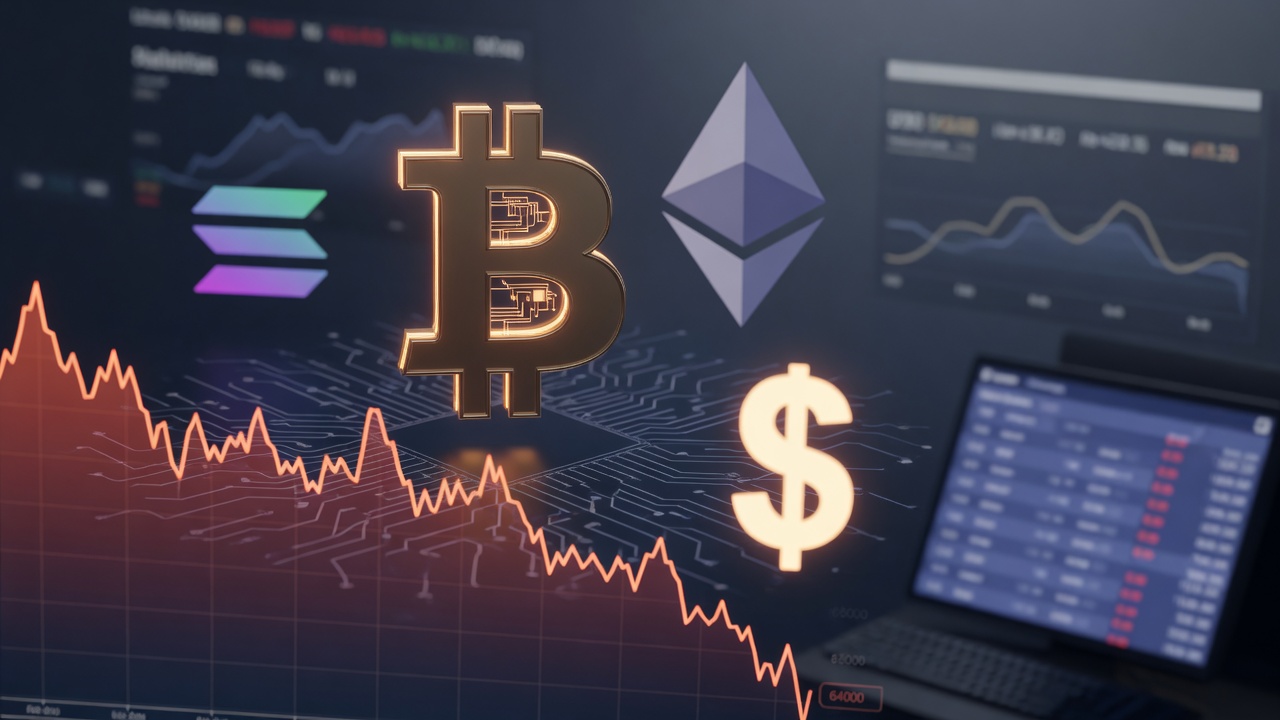 Bitcoin Trades Under Pressure Near $64,000