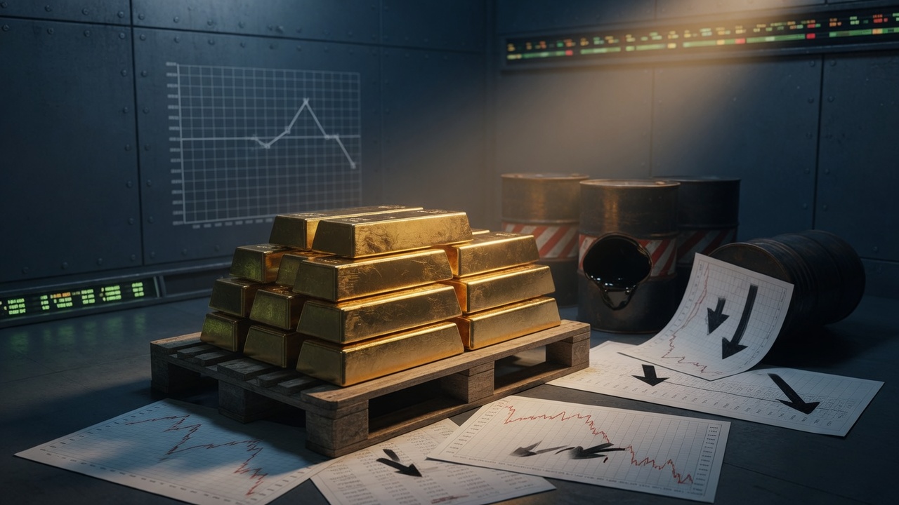Gold Slips Below Key Levels on Oil-Driven Inflation and Rate Hike Fears