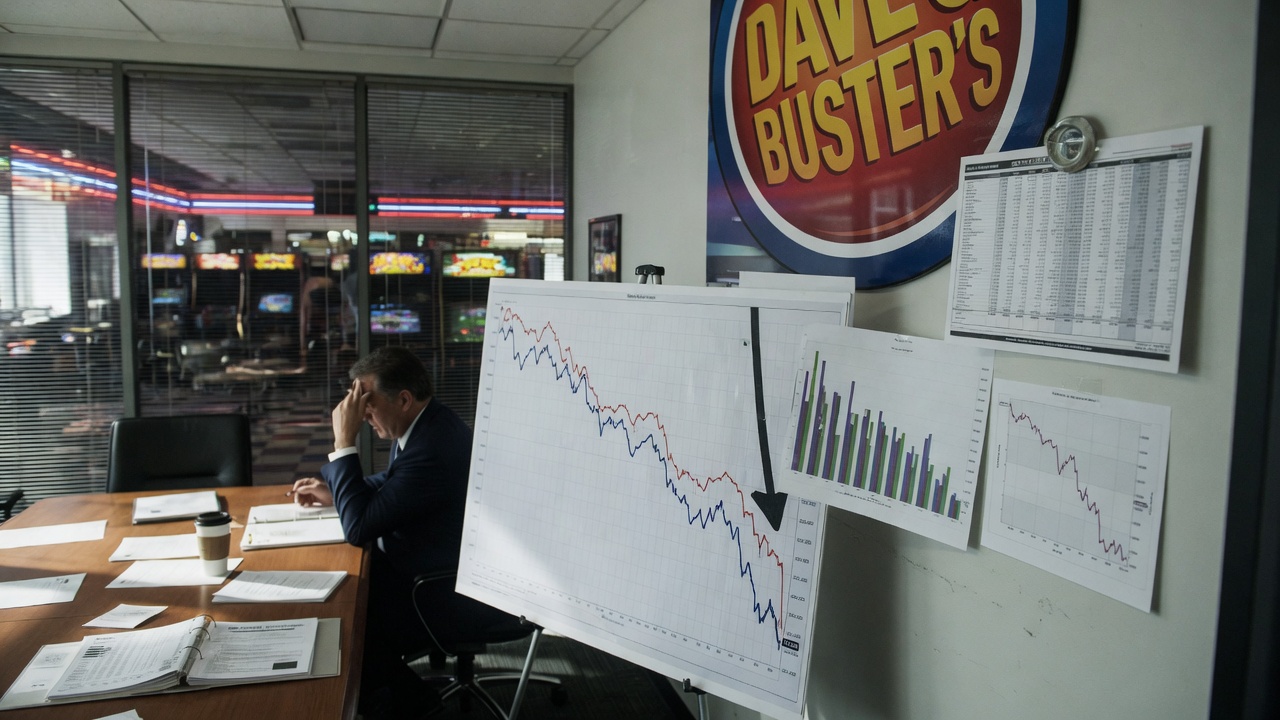 Dave & Buster's Shares Plunge on Weak Q1 Earnings