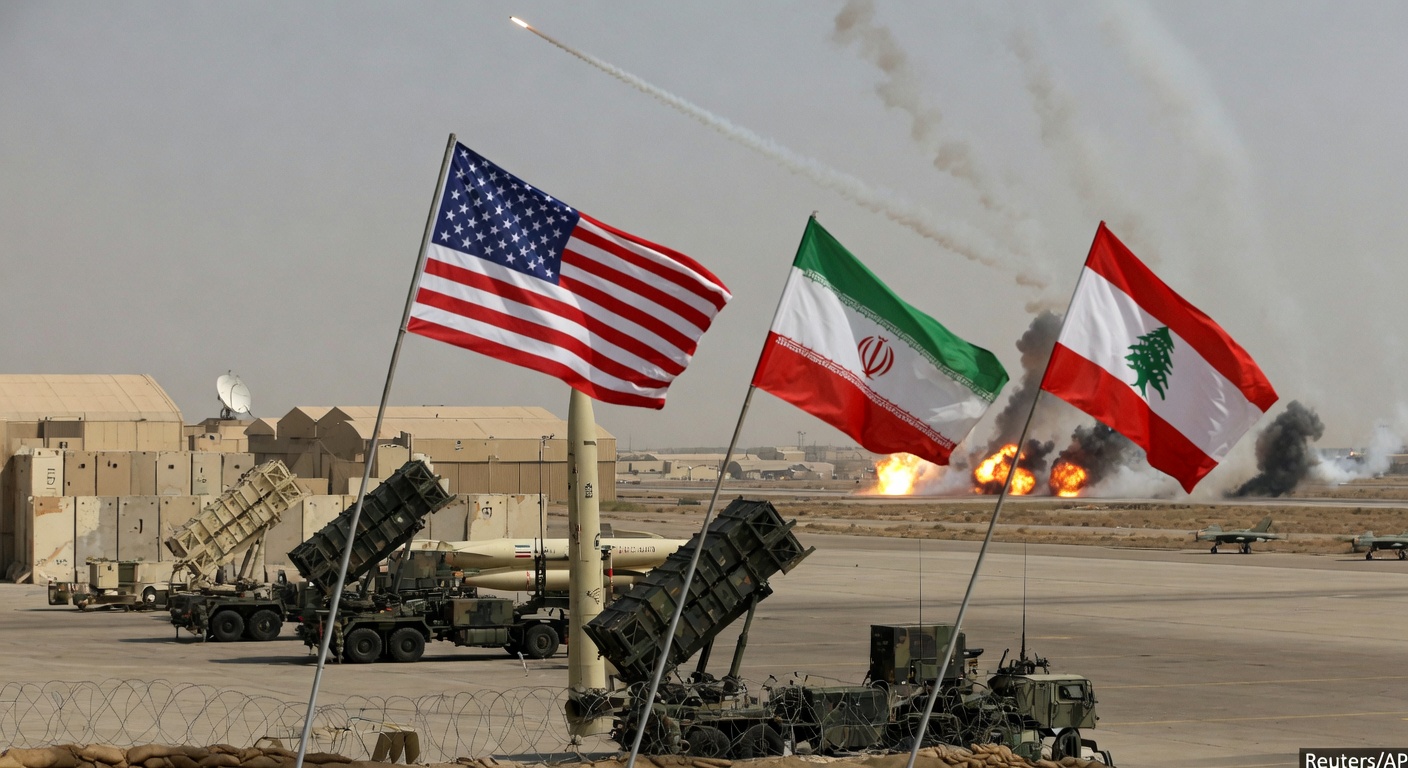US and Iran Exchange Strikes as Lebanon Announces Partial Ceasefire